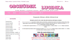 Desktop Screenshot of detsky-obleceni.cz
